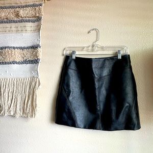 H&M Faux leather skirt
